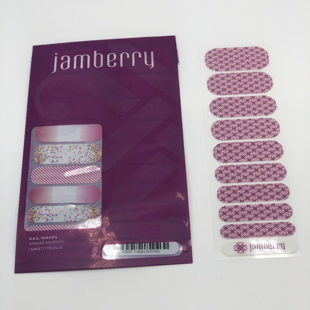 Exclusive Jamberry Wraps, Birthday & Logo, New